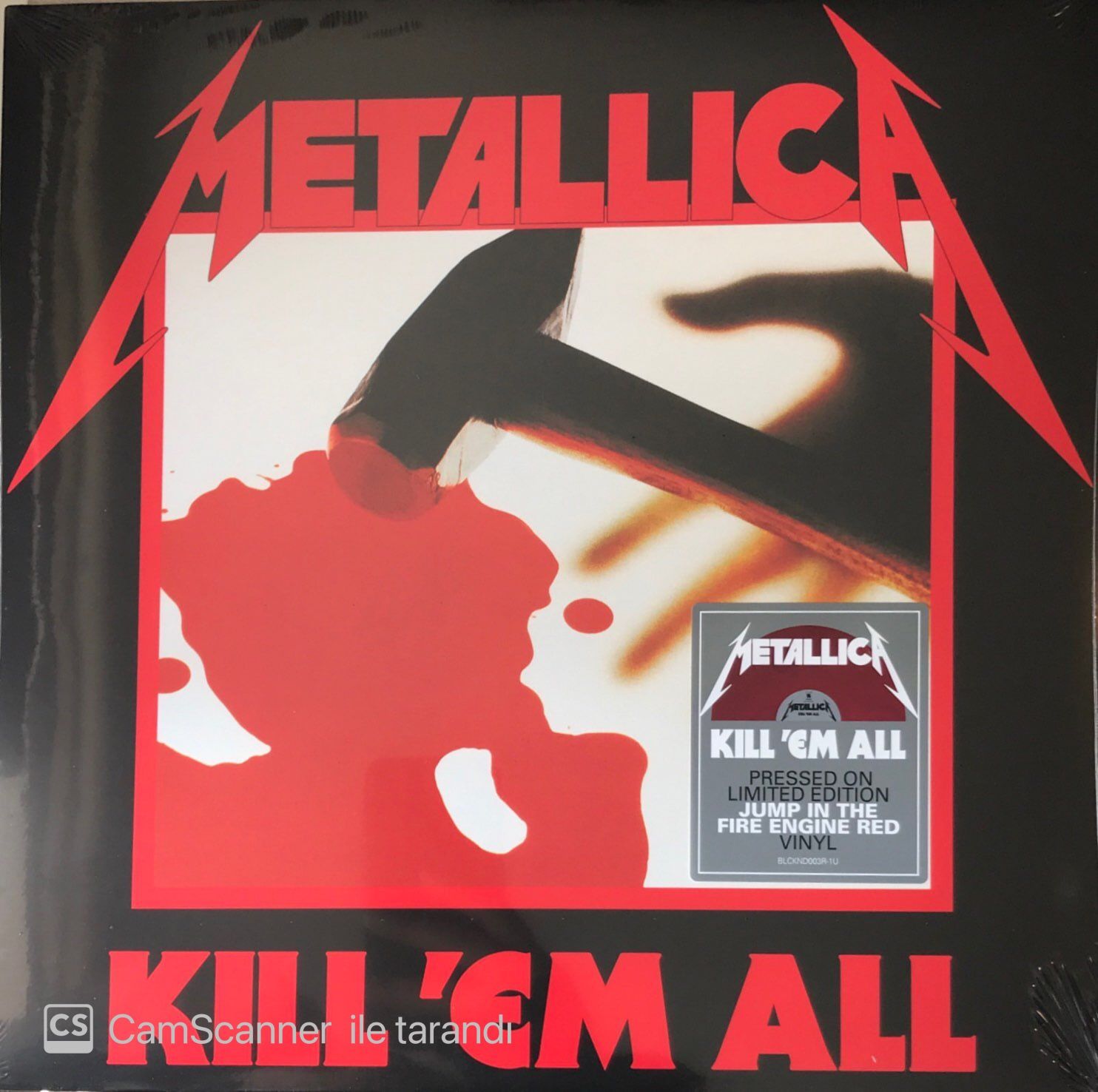 Metallica - Kill 'Em All (Limitli Baskı Kırmızı Renk) LP