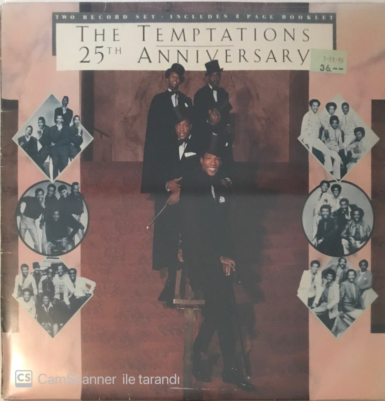 The Temptations 25th Anniversary Double LP