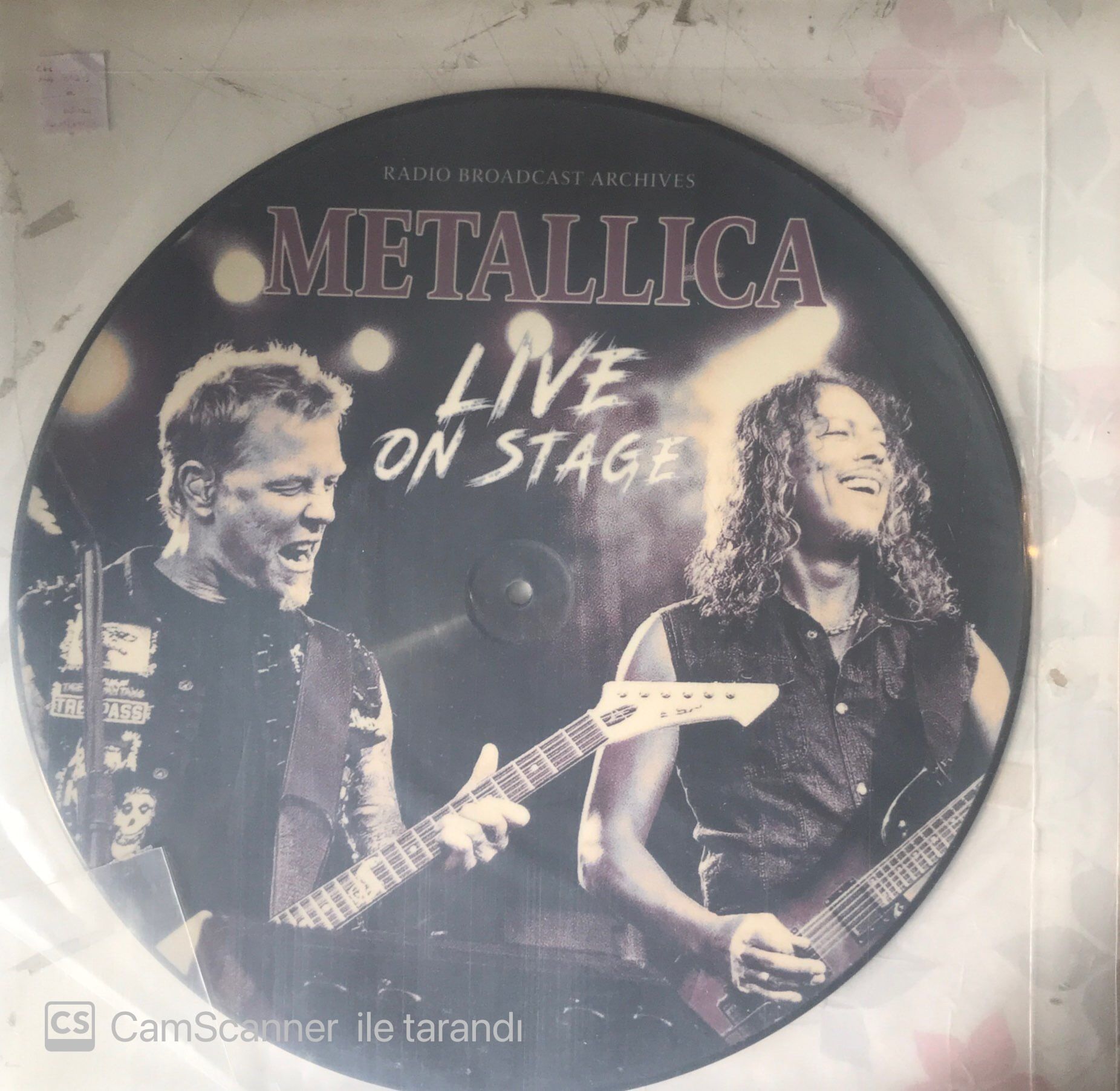 Metallıca Lıve On Stage LP Pıcture Dısc LP