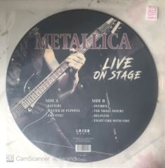 Metallıca Lıve On Stage LP Pıcture Dısc LP
