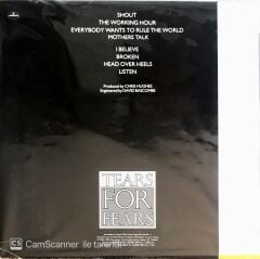 Tears For Fears - Songs From The Big Chair ( Japonya Baskı )- LP