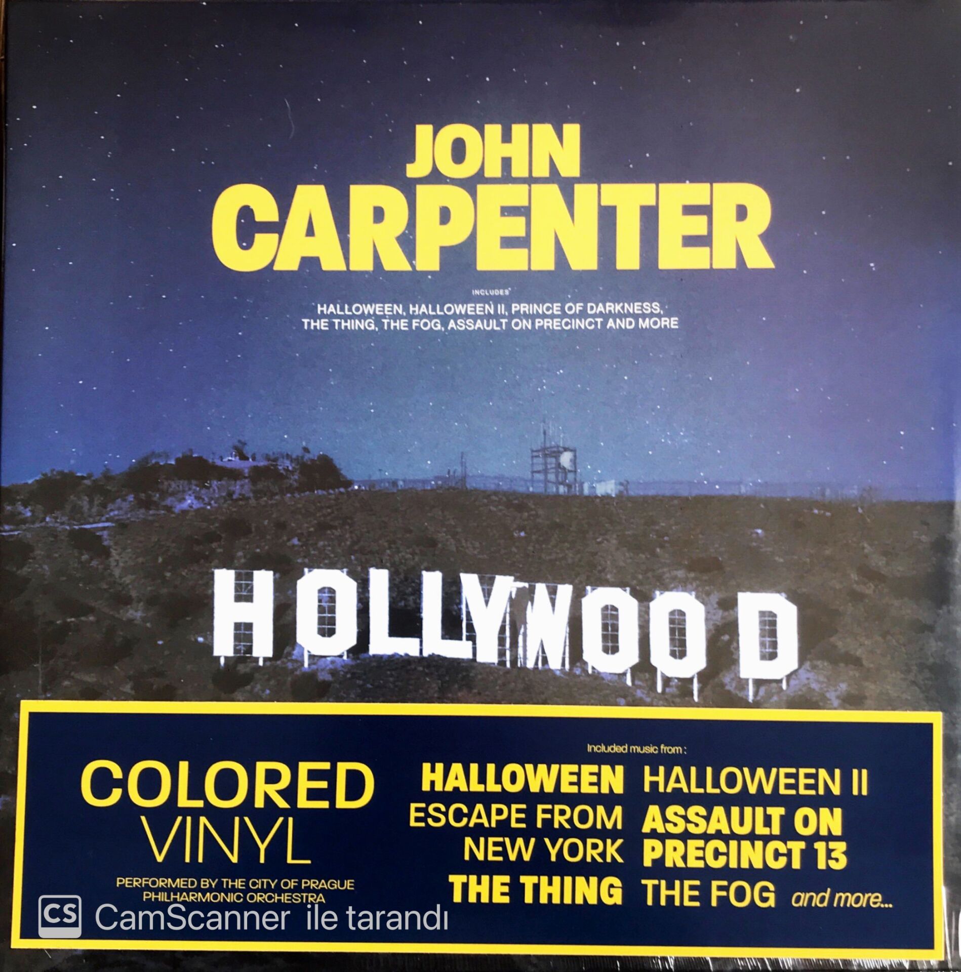 John Carpenter - Hollywood (Renkli LP) LP