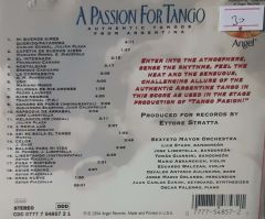 A Passion For Tango Authentic Tangos From Argentina CD
