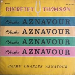 Charles Aznavour Ducretet Thomson LP