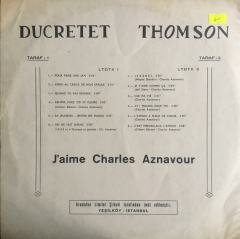 Charles Aznavour Ducretet Thomson LP