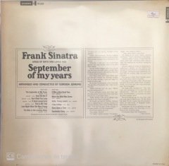 Frank Sinatra September Of My Years LP