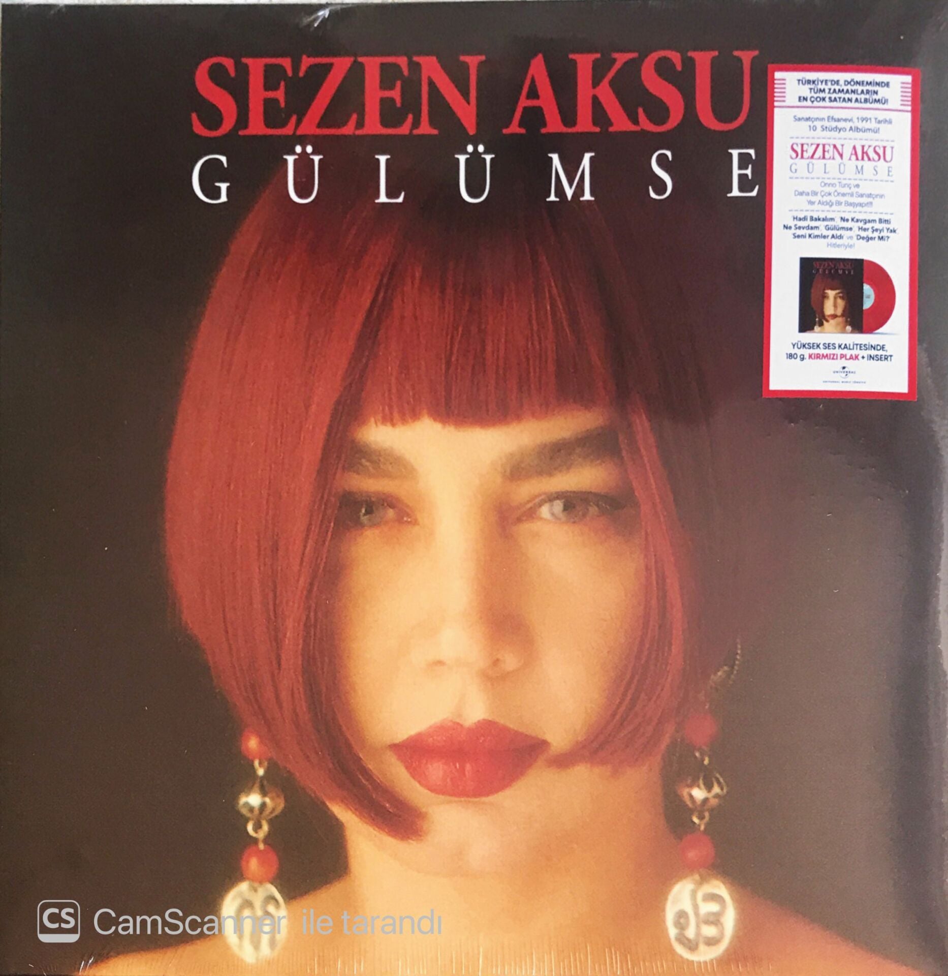 Sezen Aksu - Gülümse (Kırmızı Renkli Plak) - LP
