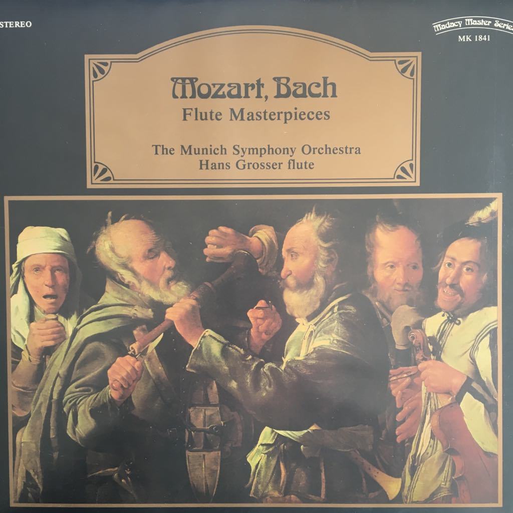 The Munich Symphony Orchestra Mozart, Bach Flute Masterpieces LP