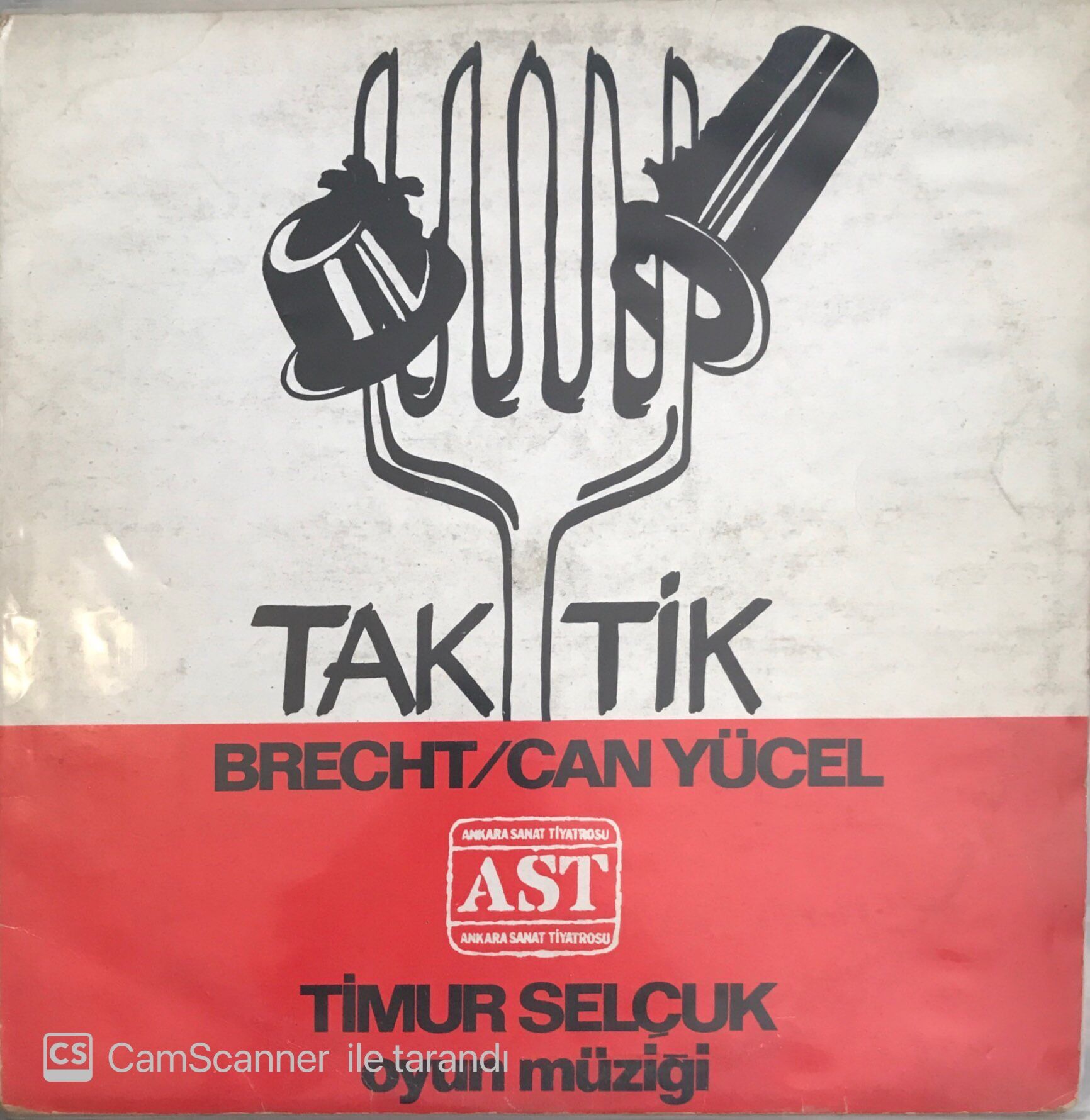 Tak Tik Oyun Brecht / Can Yücel - Timur Selçuk Oyun Müziği LP