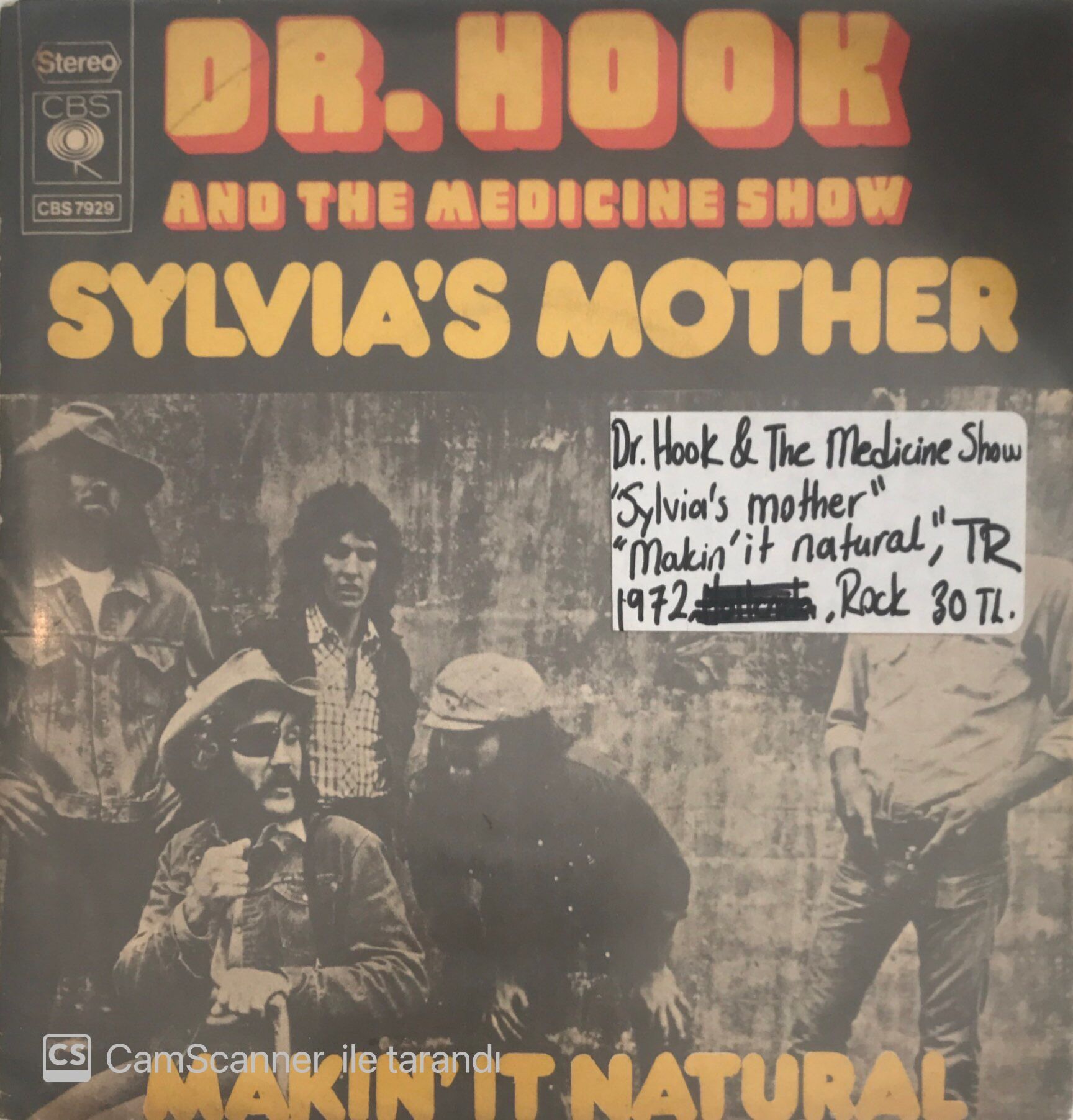 Dr Hook And The Medicine Show Sylvia's Mother 45lik