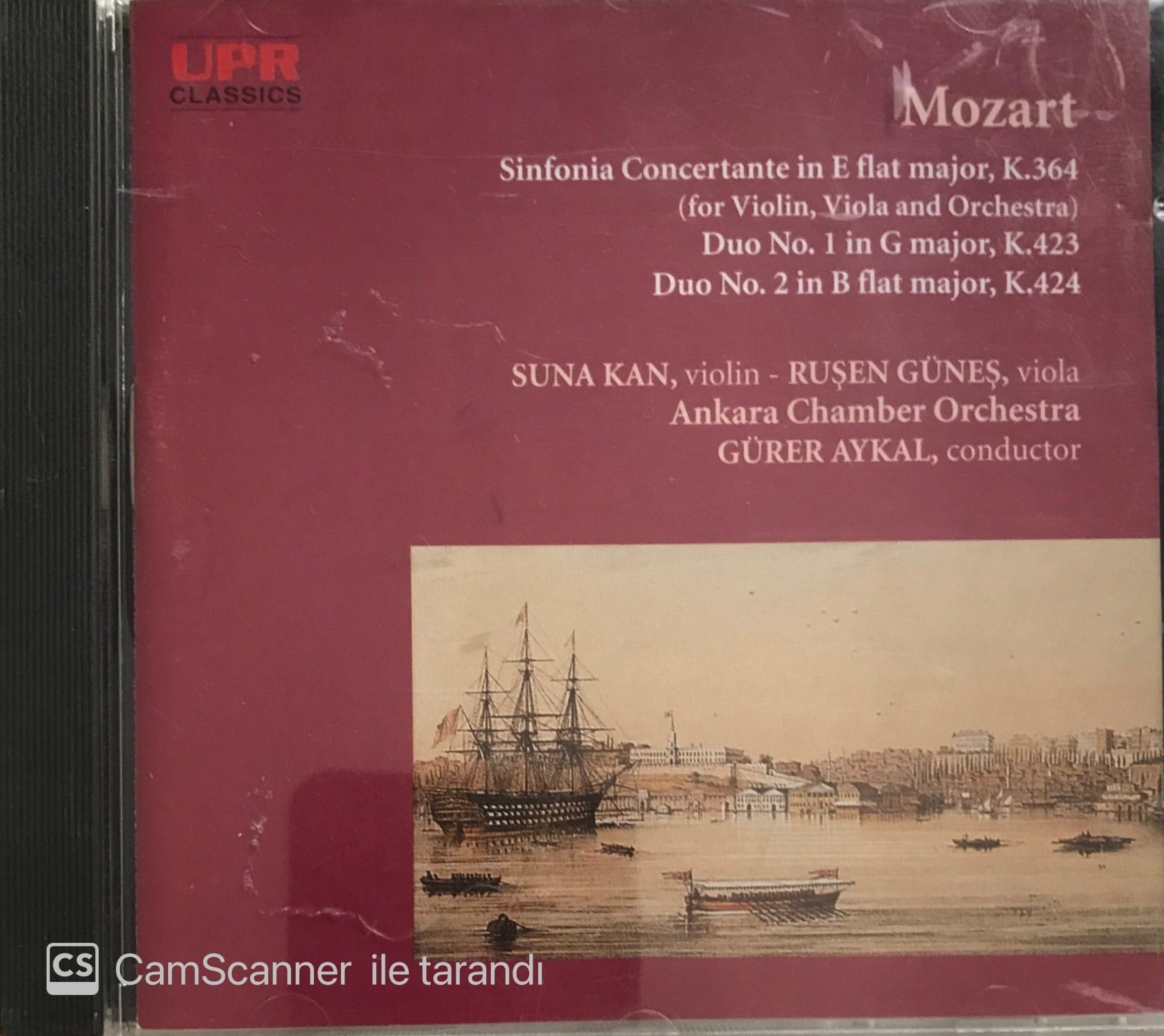 Mozart Sinfonia Concertante In E Flat Major K.364 CD
