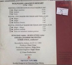Mozart Sinfonia Concertante In E Flat Major K.364 CD