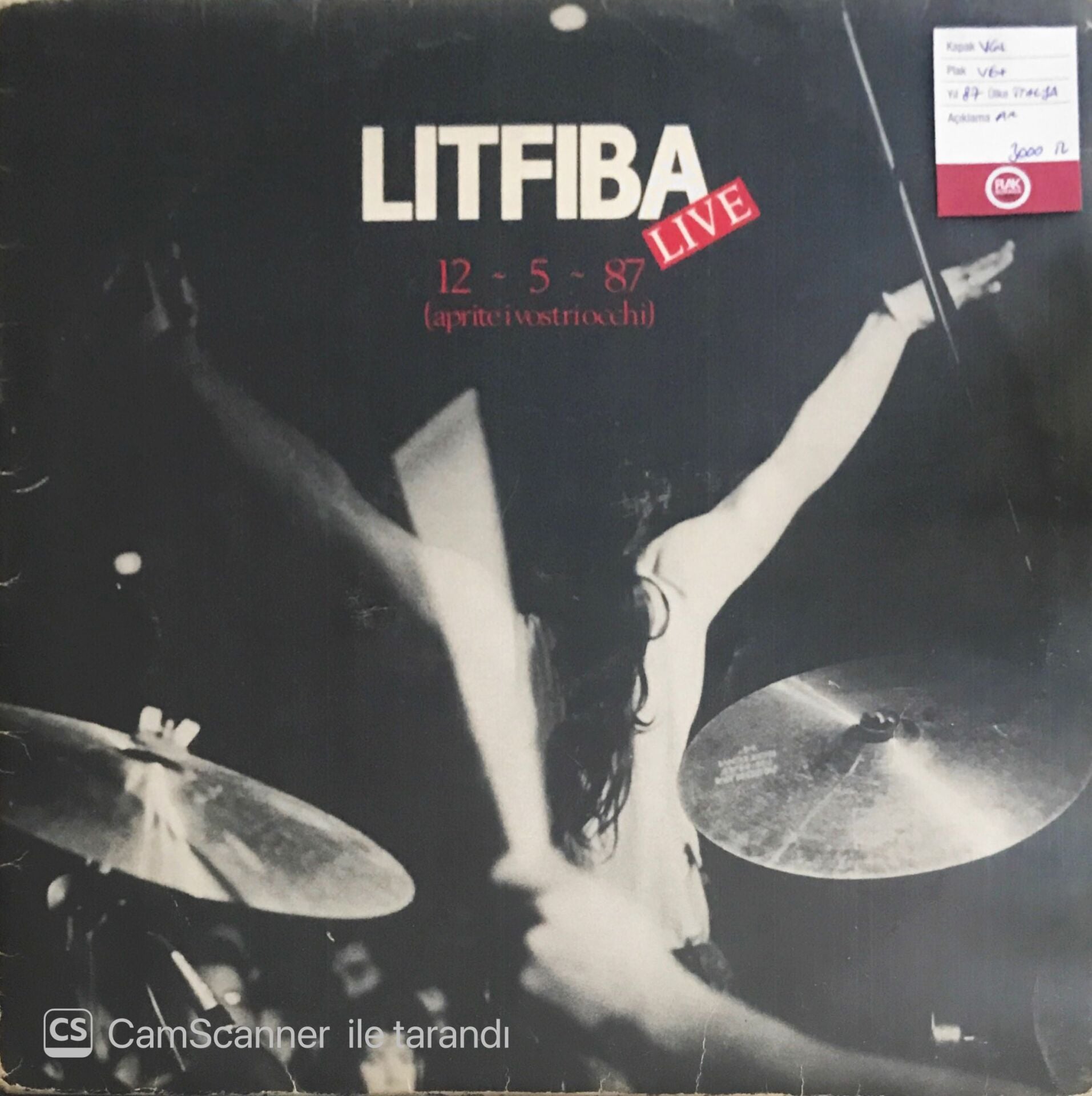 Litfiba - Litfiba Live - LP