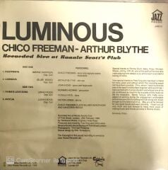 Chico Freeman Arthur Blythe - Luminous LP