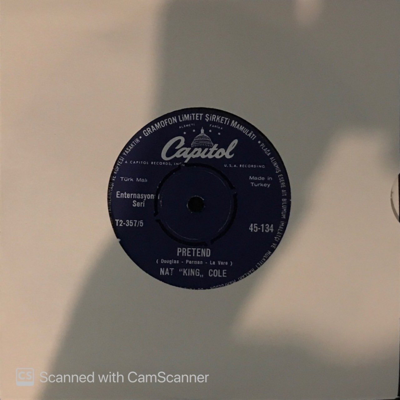 Nat King Cole Pretend 45lik