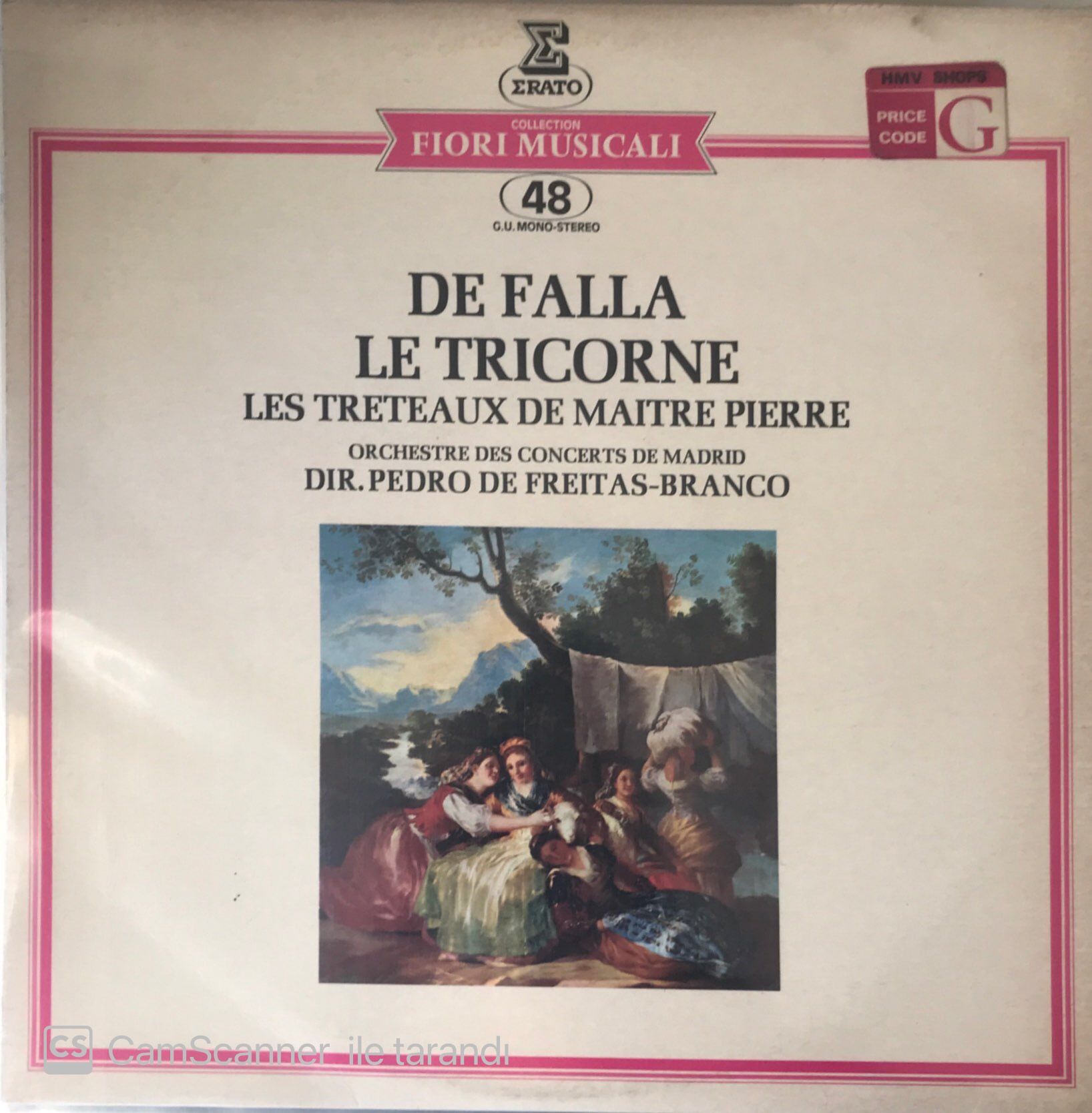 De Falla Le Trıcorne Les Treteaux De Maıtre Pıerre LP