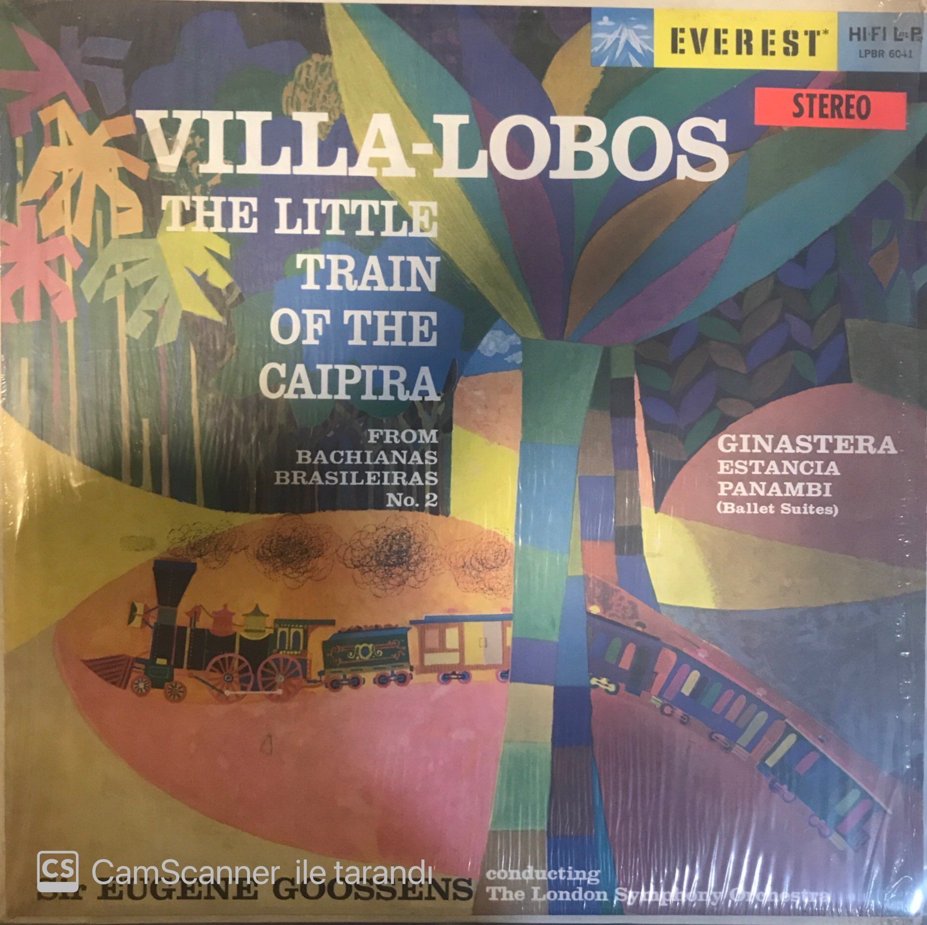 Villa Lobos The Little Train Of The Caipira LP
