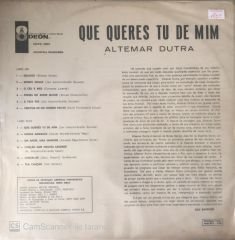 Altemar Dutra - Que Queres Tu De Mım LP