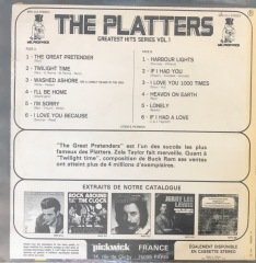 The Platters Greatest Hits Series Vol.1 LP