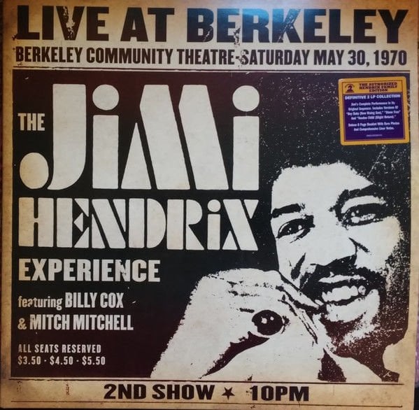 The Jimi Hendrix Experience - Live At Berkeley  2 x LP