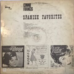 Connie Francis - Spanish Favorites LP