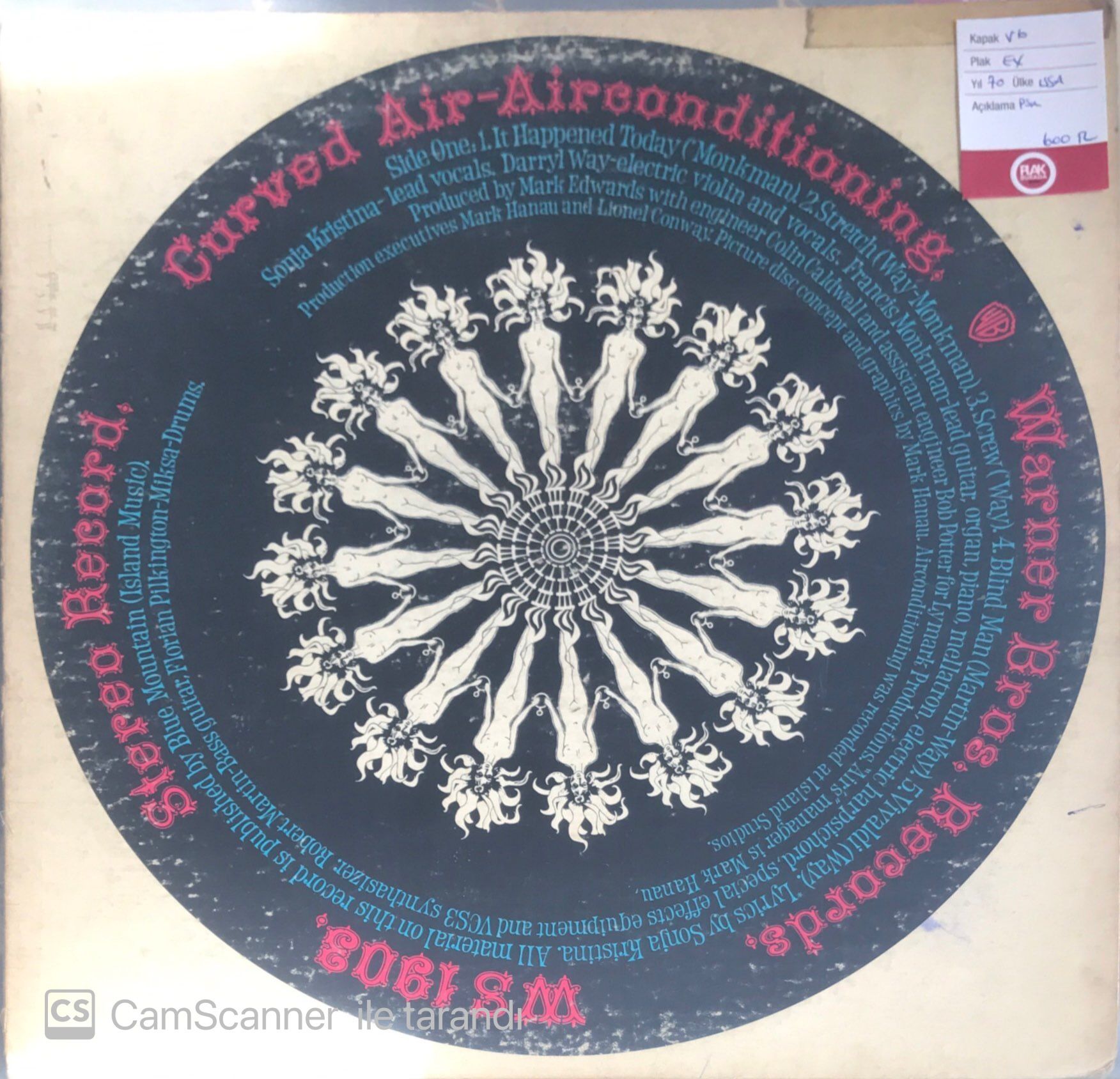 Curved Air – Airconditioning LP