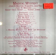 Magical Mystery John di Martino Romantic jazz trio CD