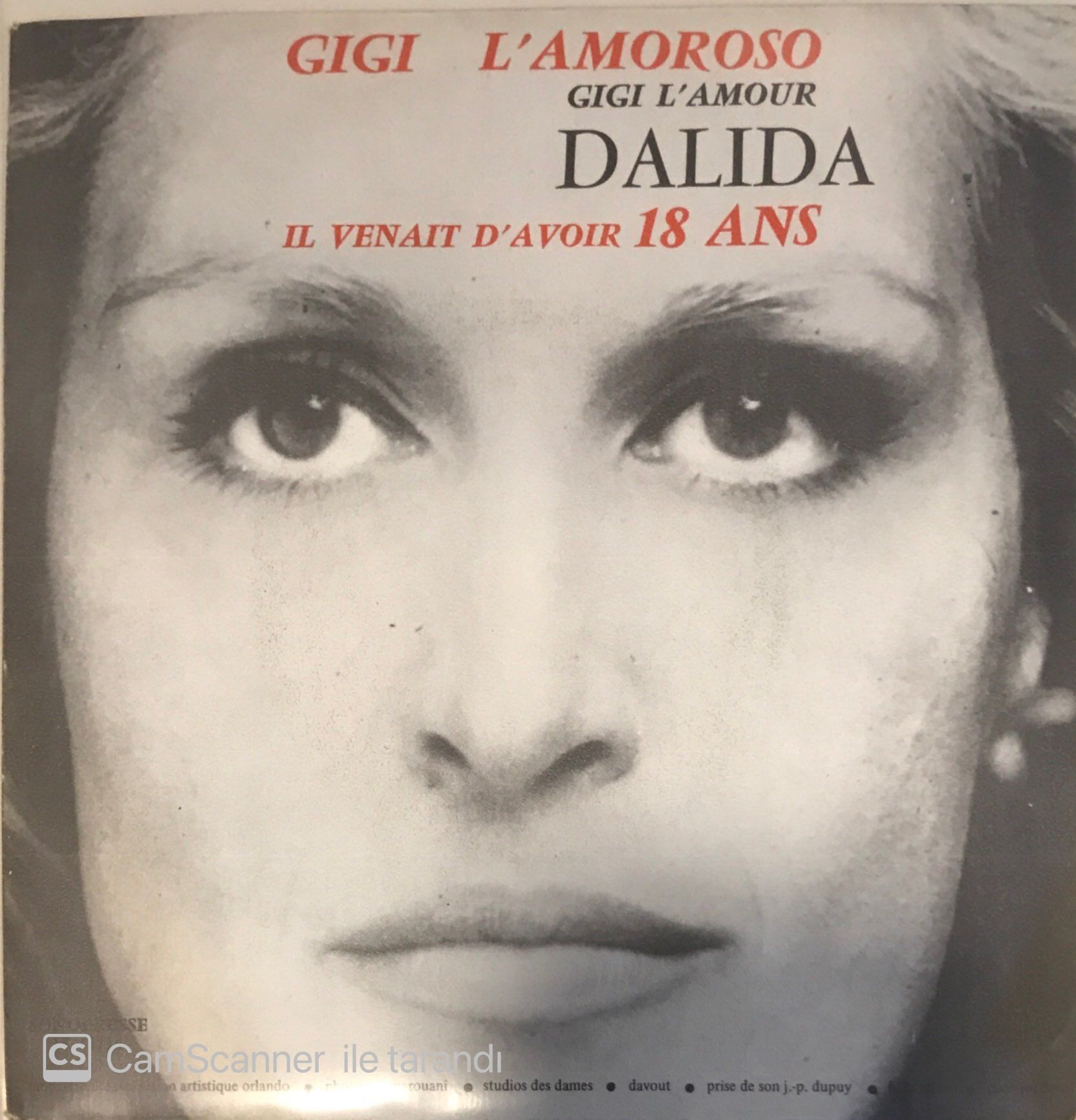 Dalida Gigi L'amoroso 45lik
