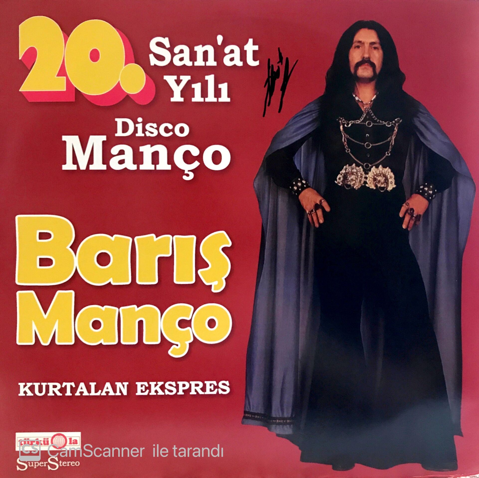 Barış Manço 20. San'at Yılı Disco Manço LP