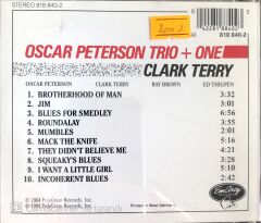 Oscar Peterson Trio + One - Clark Terry CD