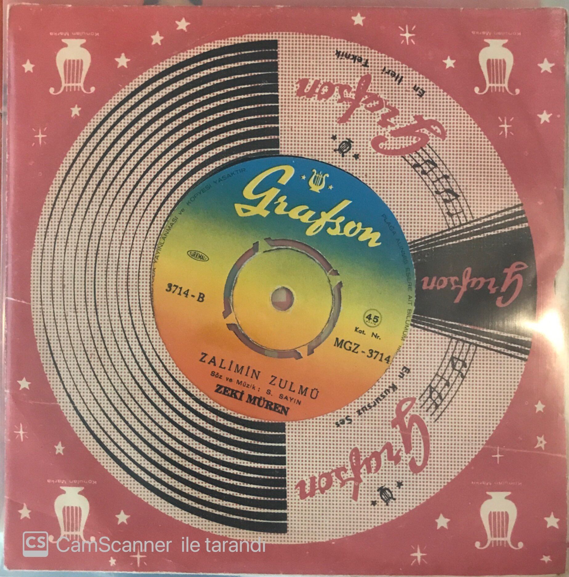 Zeki Müren - Zalimin Zulmü 45lik