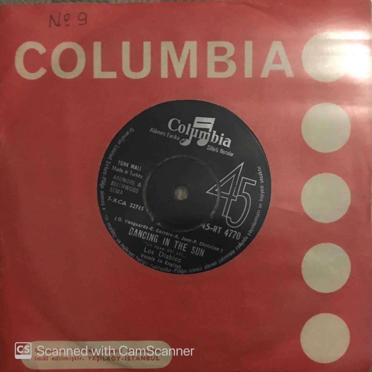 Los Diablos Dancing In The Sun 45lik