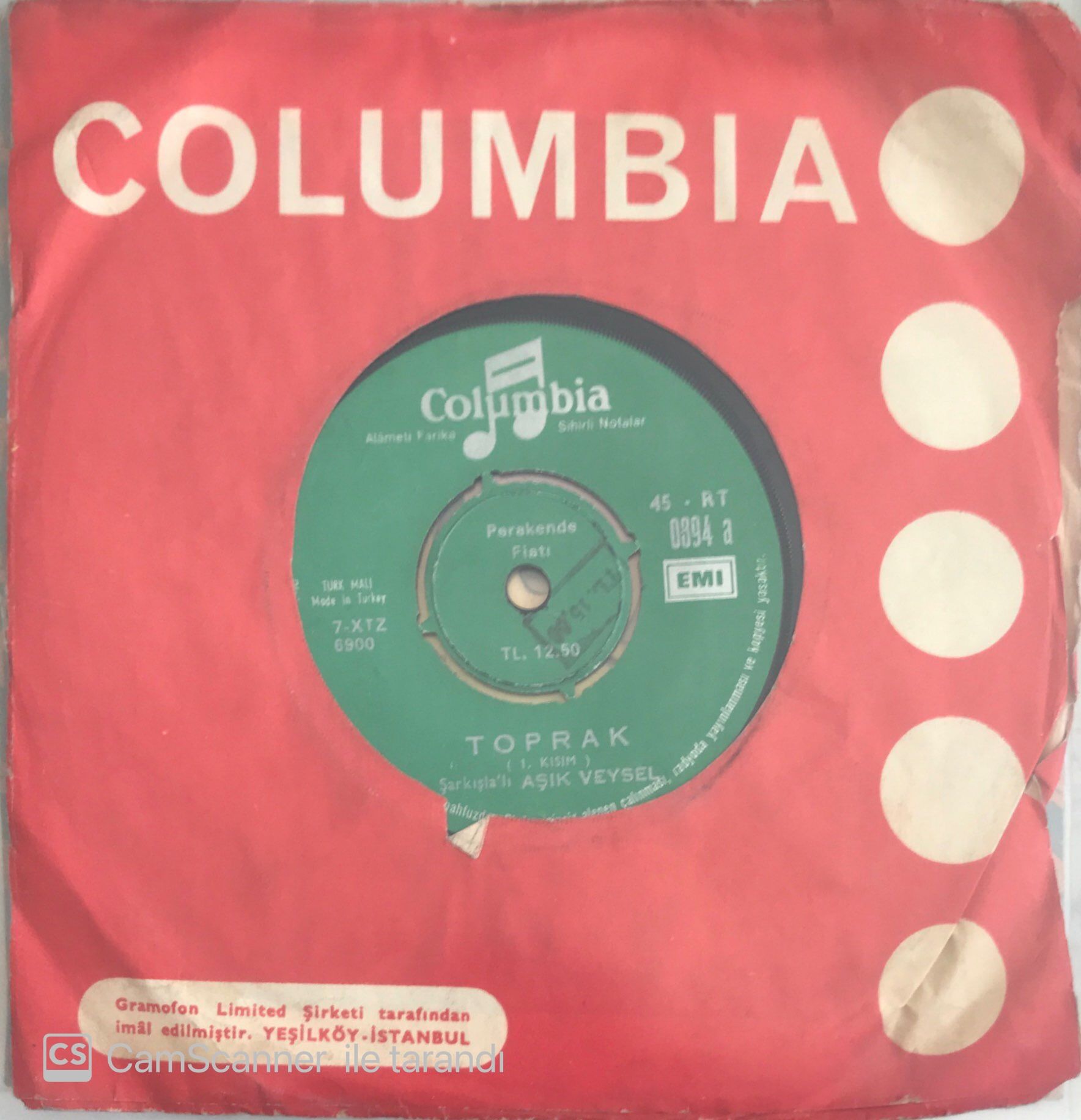 Aşık Veysel - Toprak 45lik