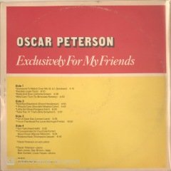 Oscar Peterson Exclusively For My Friends Double LP