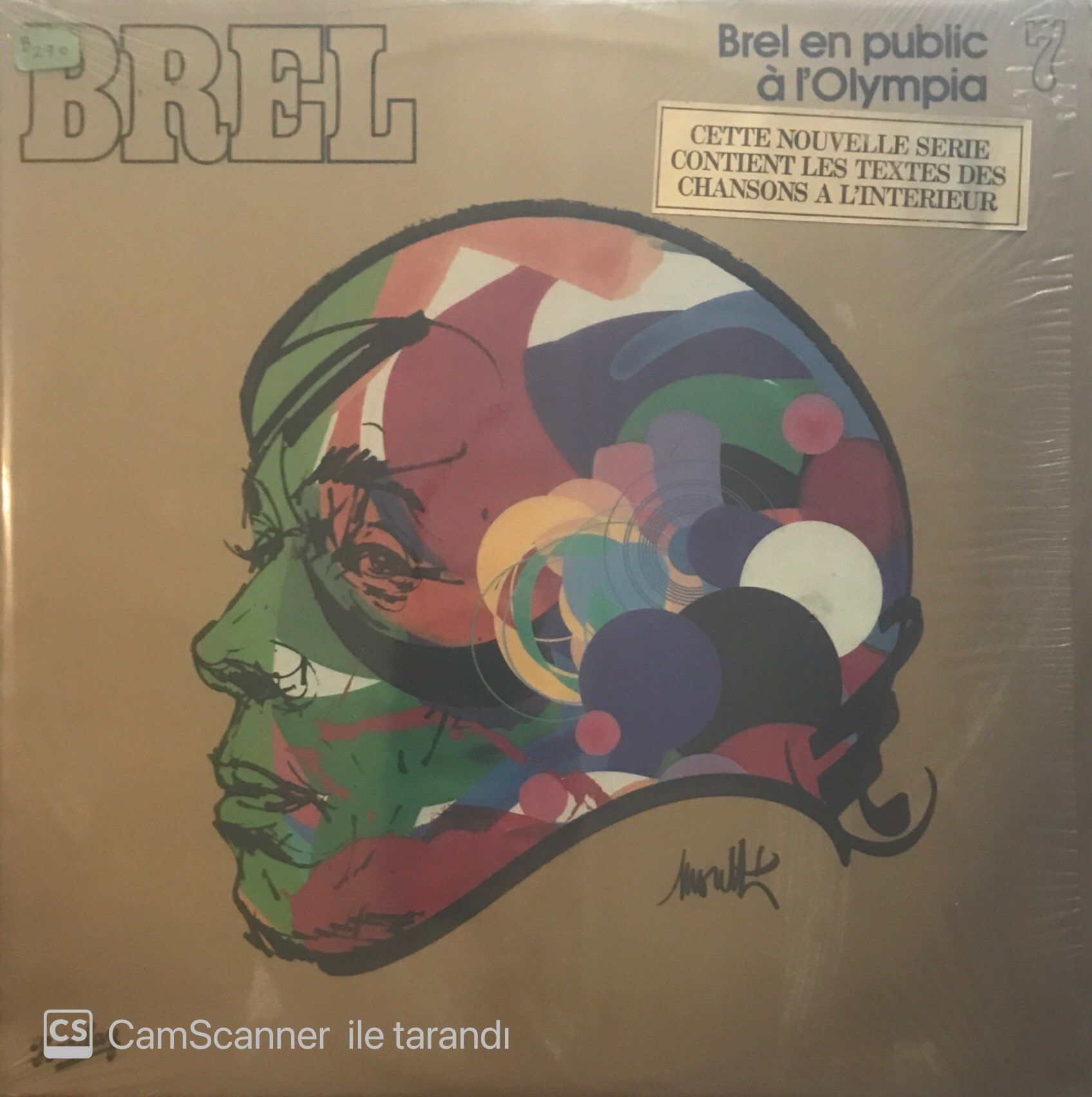 Jacques Brel – Brel En Public A L'Olympia LP
