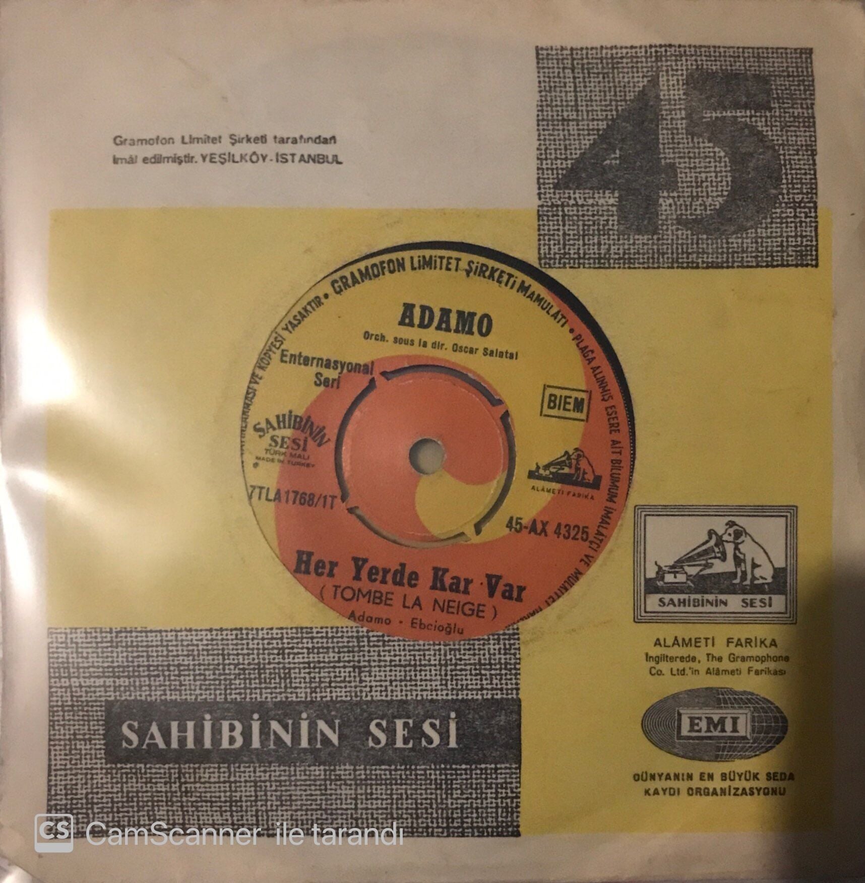 Adamo - Her Yerde Kar Var 45lik