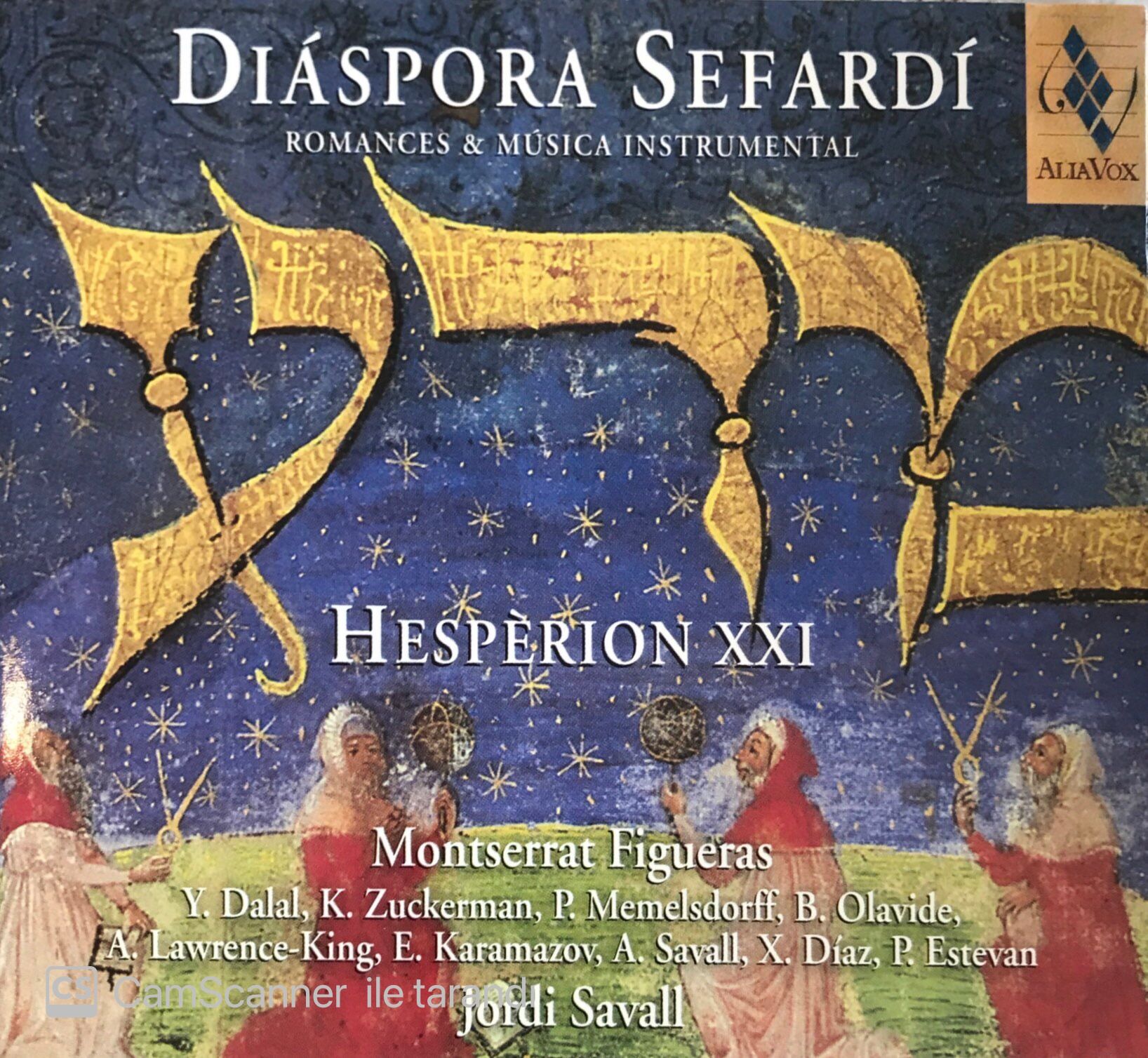 Diaspora Sefardi Romances & Musica Instrumental Hesperion XXI 2 CD