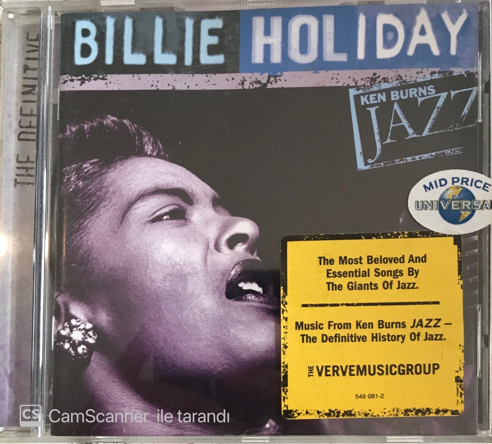Billie Holiday Ken Burns Jazz CD