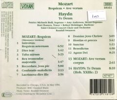Mozart Requem Ave Verum CD