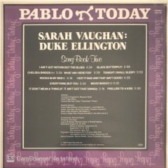 Sarah Vaughan : Duke Ellington Pablo - Today LP
