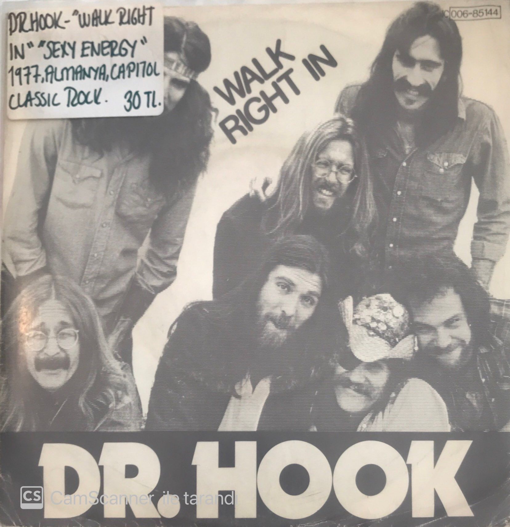 Dr Hook Walk Right In 45lik