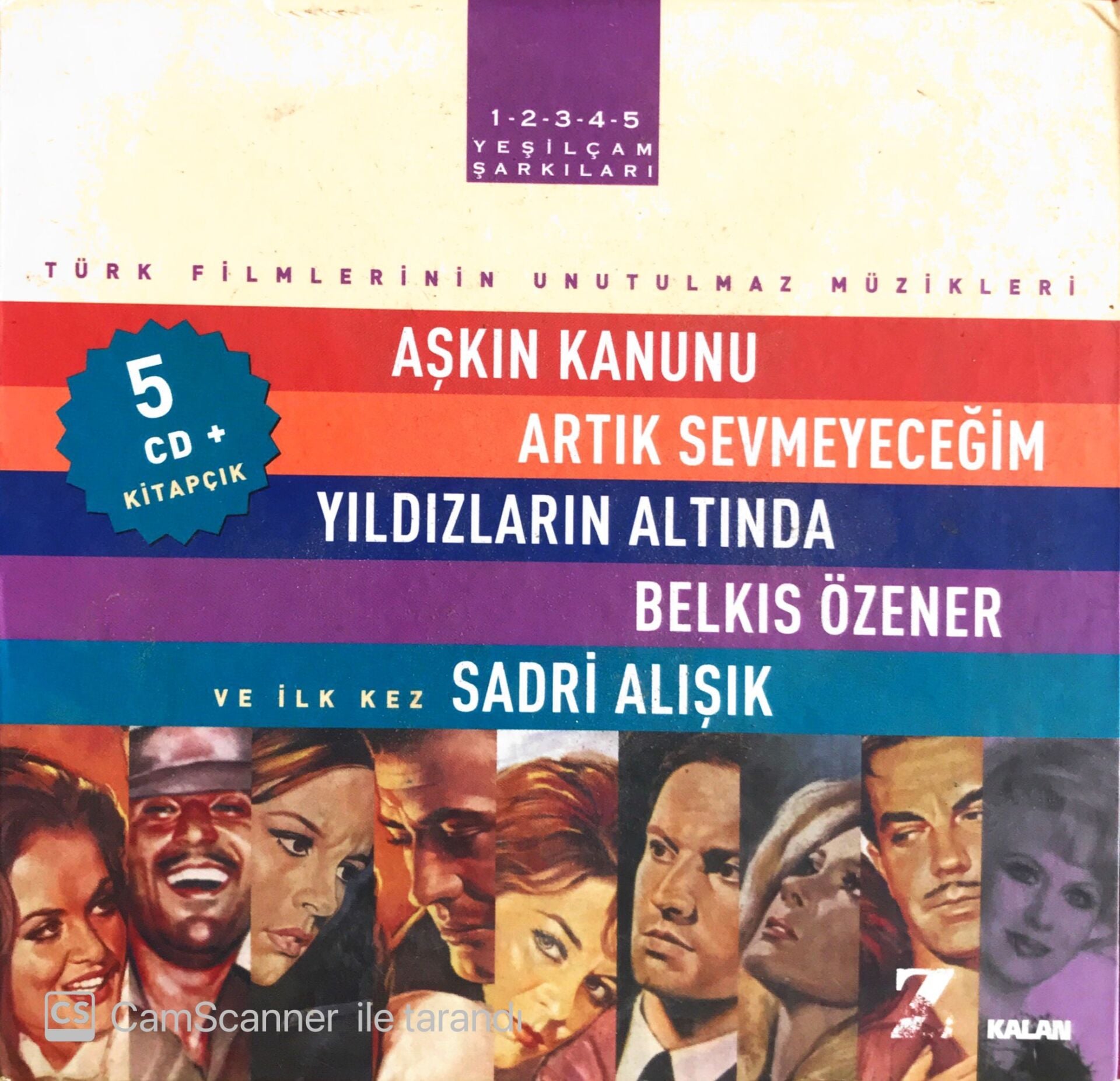 Türk Filmlerinin Unutulmaz Müzikleri- (1-2-3-4-5)-Yeşilçam Şarkıları- CD
