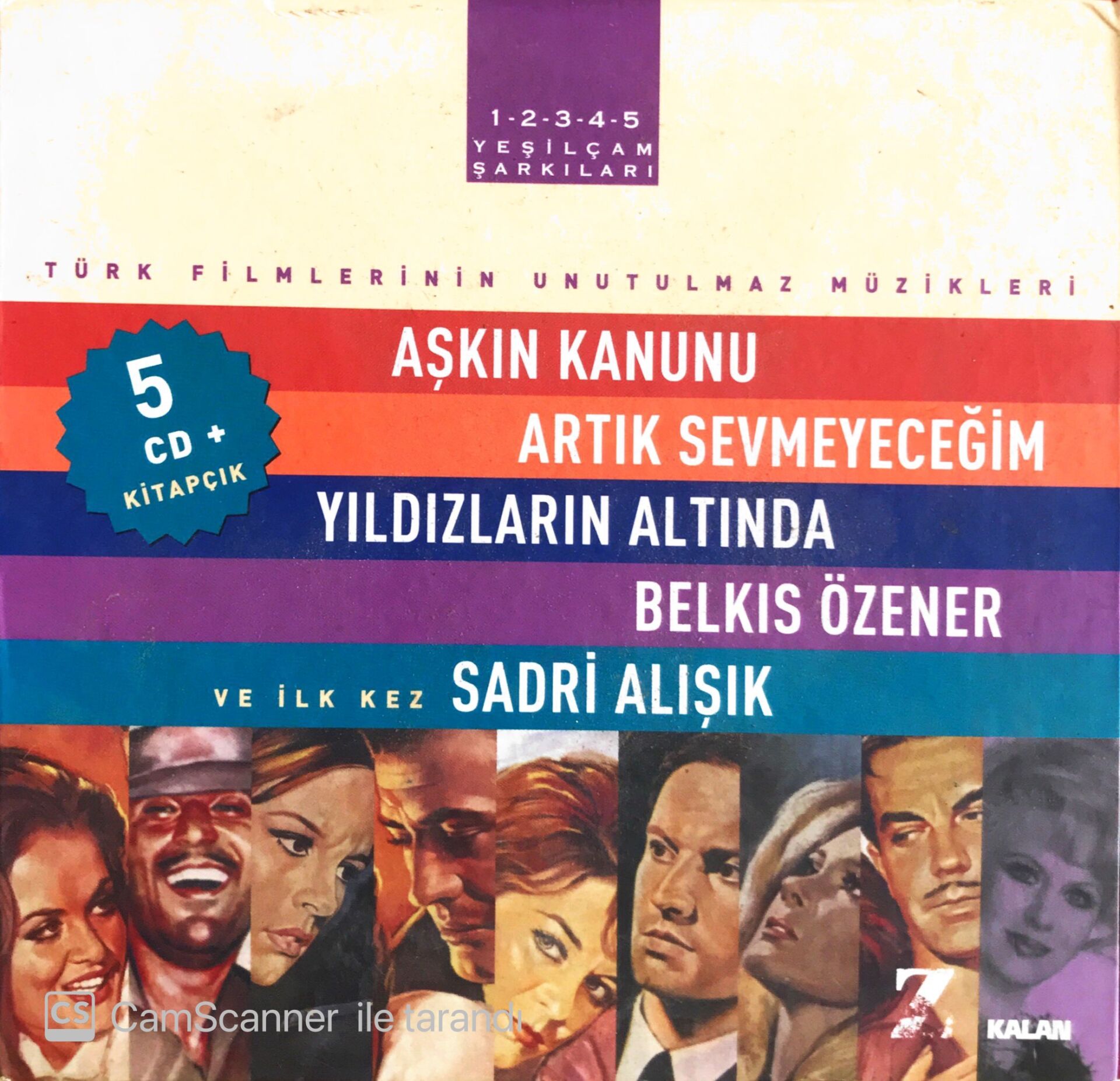 Türk Filmlerinin Unutulmaz Müzikleri- (1-2-3-4-5)-Yeşilçam Şarkıları- CD