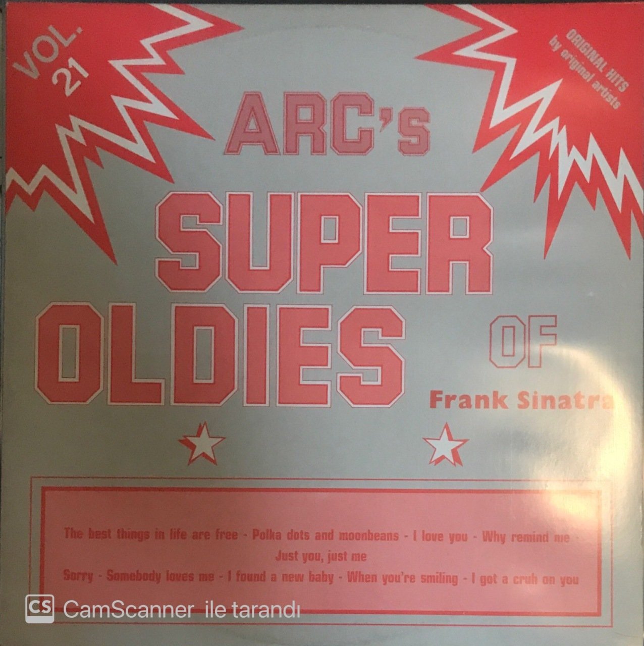 ARC's Super Oldies Of Frank Sinatra Vol.21 LP