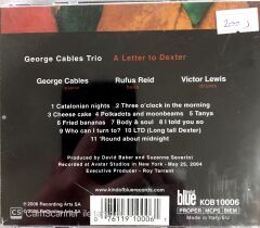George Cables Trio - A Letter to Dexter CD