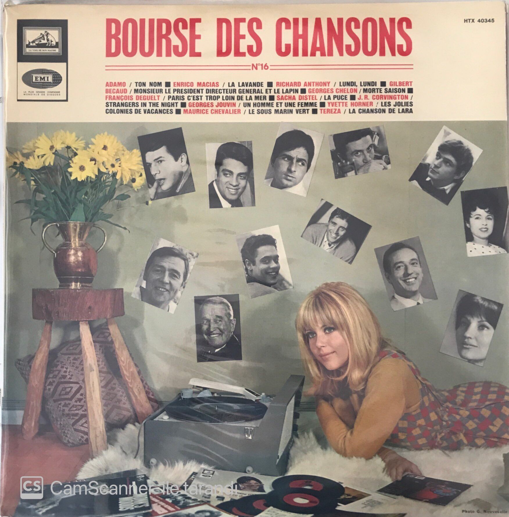 La Bourse Des Chansons Pathe Marconi LP