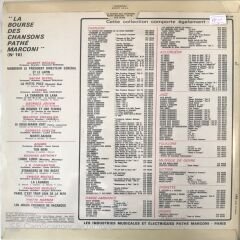 La Bourse Des Chansons Pathe Marconi LP
