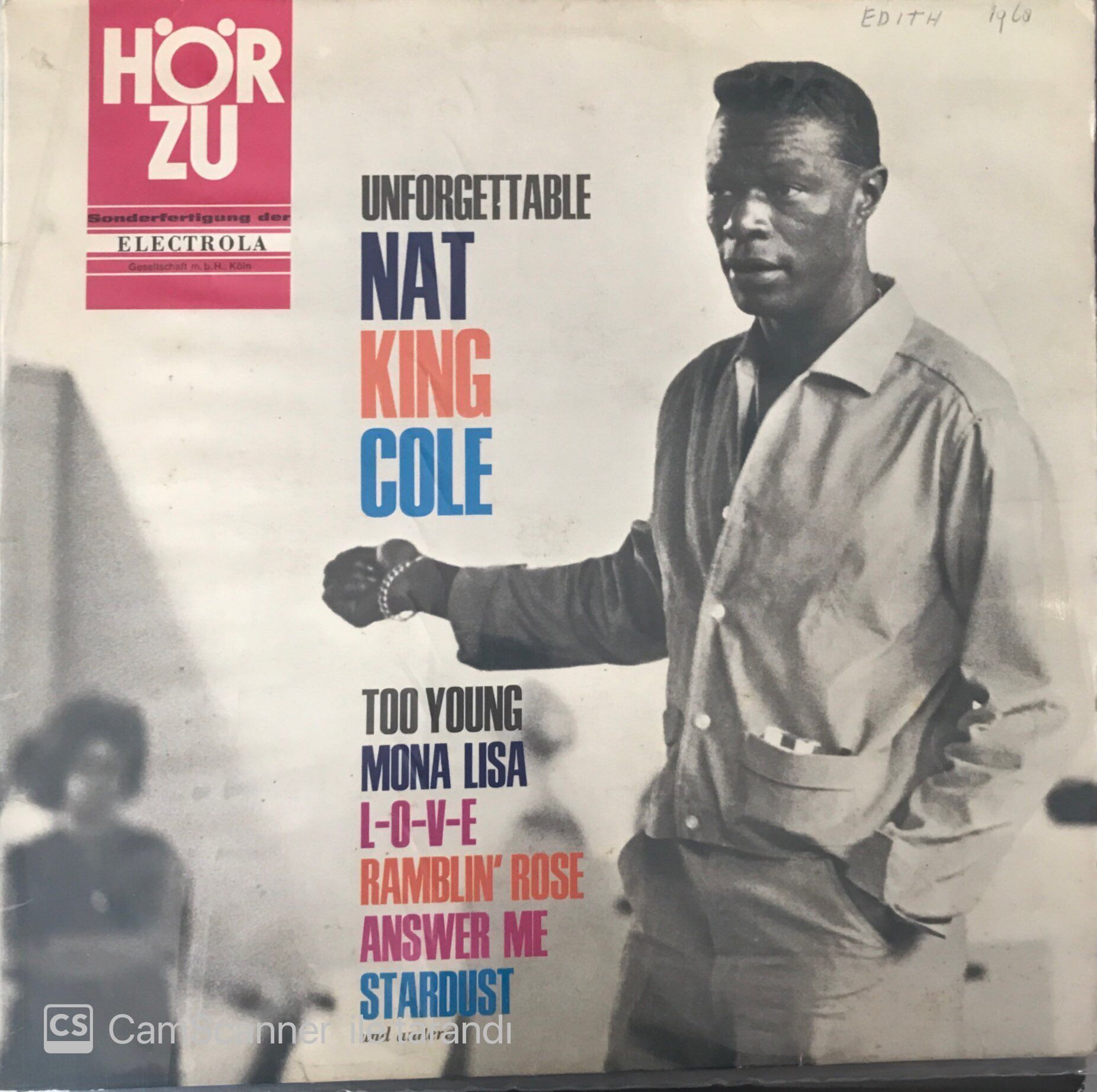 Nat King Cole Unforgettable LP