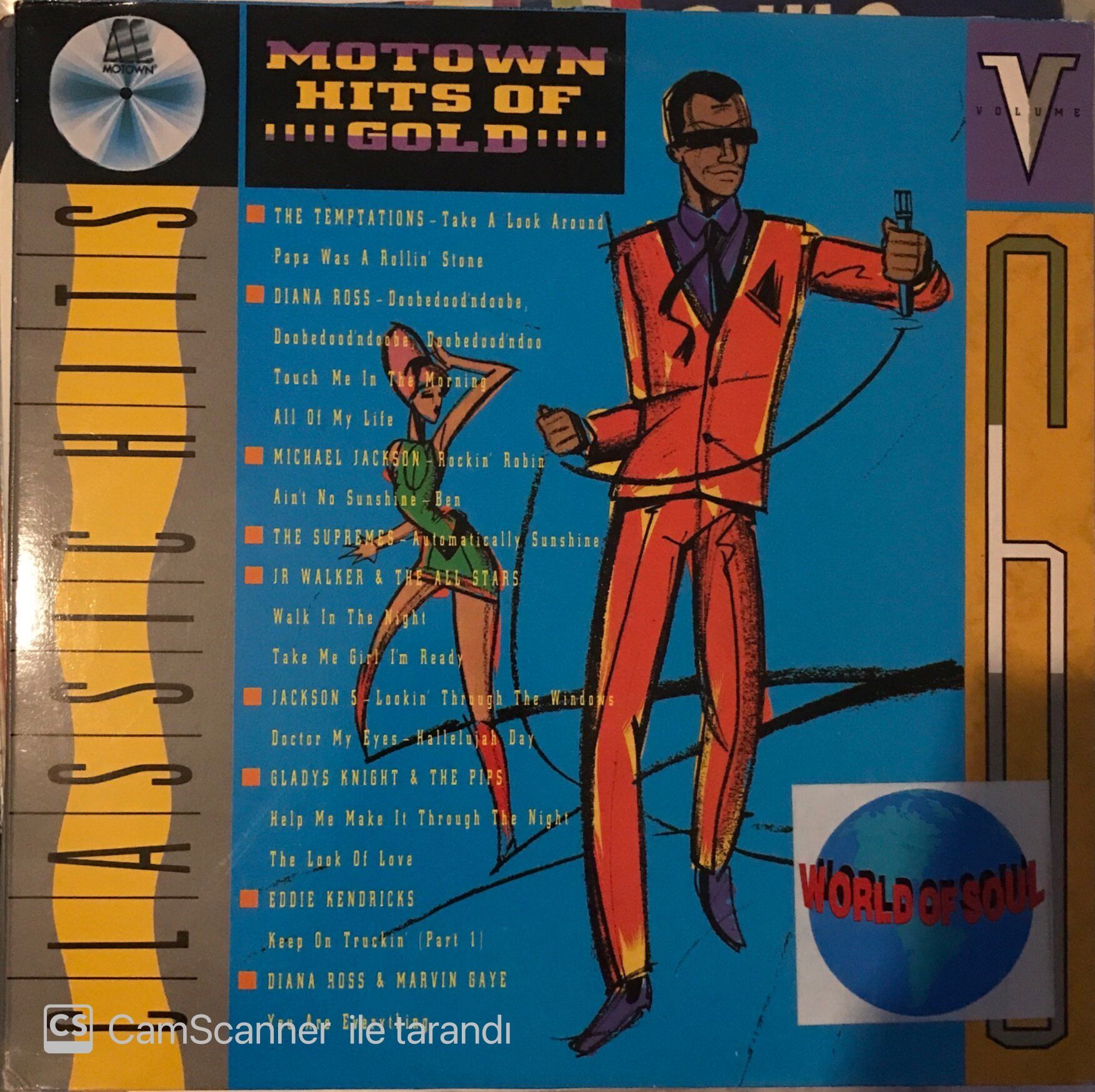 Motown Hits Of Gold Classic Hits Volume 6 LP