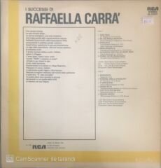 Raffaella Carra I Succesi Di Raffaella Carra' LP